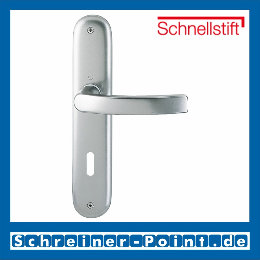 Hoppe Luxembourg Aluminium Langschildgarnitur F9 Stahlfarben 199/273P, 2962123, 1909321, 2962131, 2962140, 1909339, 2806569